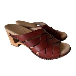 Dansko Brown Leather Sandals